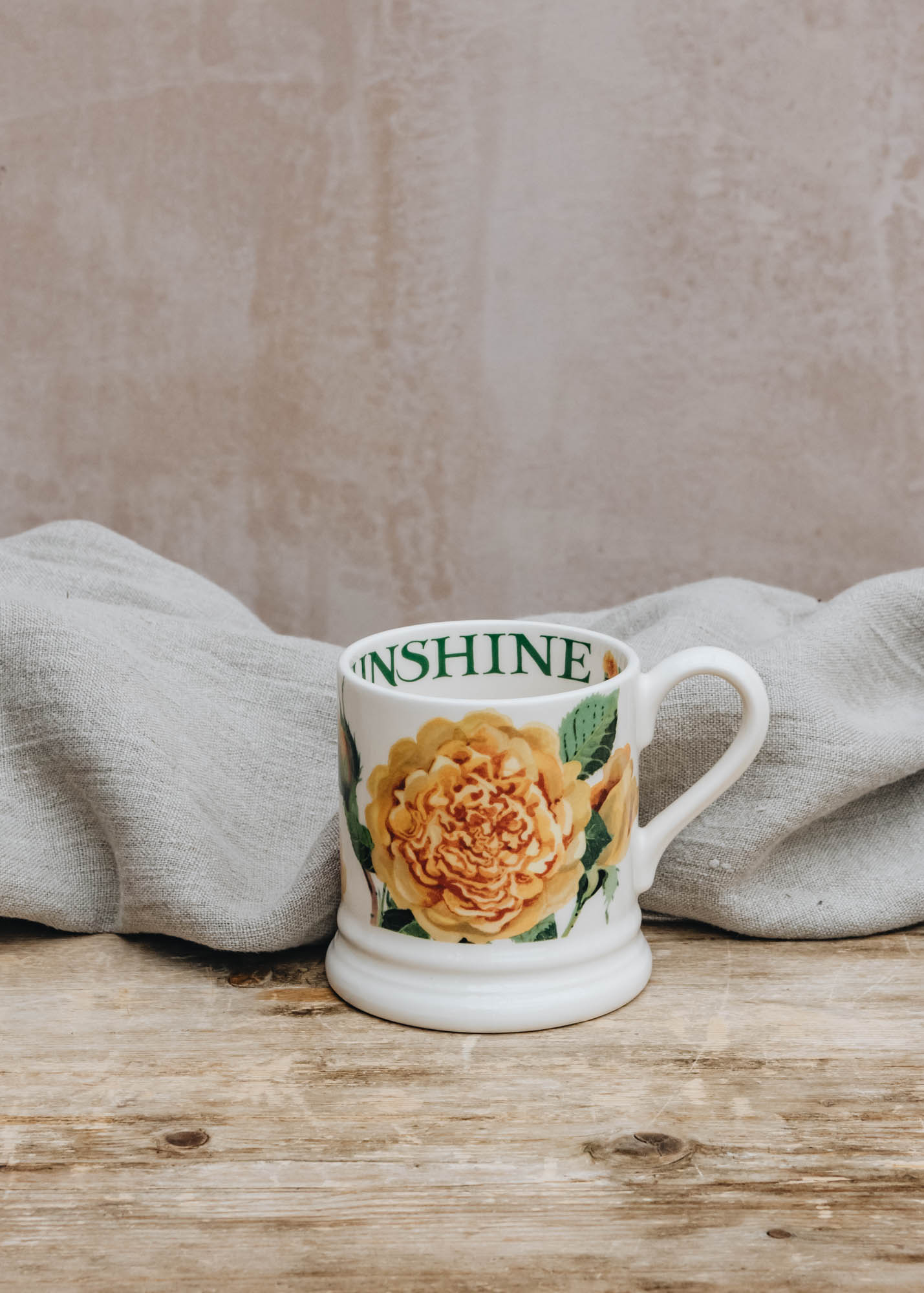Emma Bridgewater David Austin  Bring Me Sunshine 1⁄2 Pint Mug