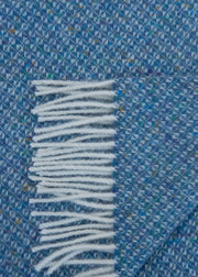 Burford Garden Co. Blue Donegal Wool Blanket Throw