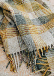 Bronte Moon Patchwork Throw in Gold