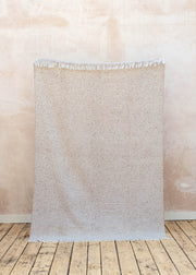 Burford Garden Co. Sand Donegal Style 5 Wool Blanket Throw