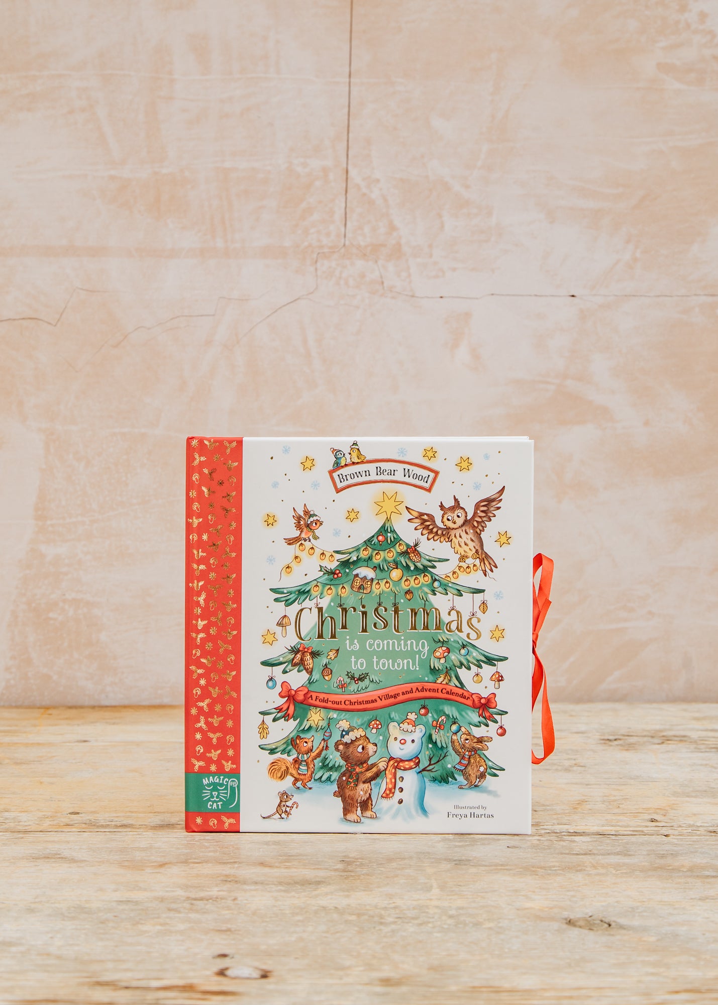 Books Brown Bear Wood, Christmas is Coming to Town! A Fold out Christmas Village and Advent Calendar