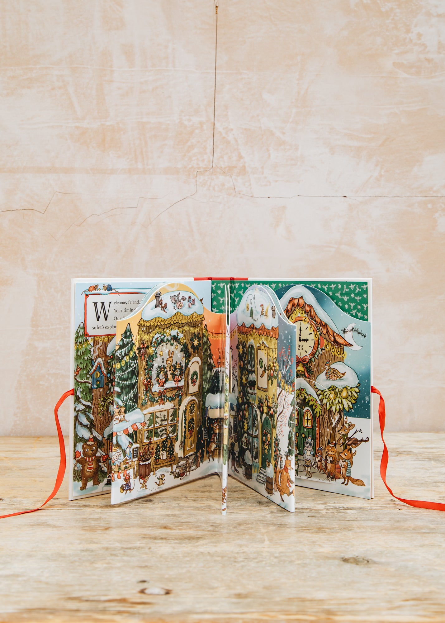Books Brown Bear Wood, Christmas is Coming to Town! A Fold out Christmas Village and Advent Calendar