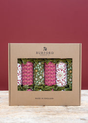Burford Garden Co. Luxury Christmas Crackers with Green Ribbon