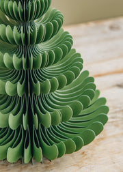 Bungalow Andina Paper Tree Decoration in Forest, 22cm