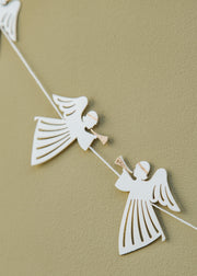 Bungalow Angel Paper Garland in Off White, 150cm