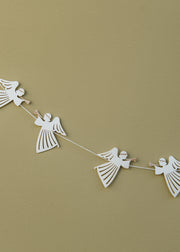 Bungalow Angel Paper Garland in Off White, 150cm