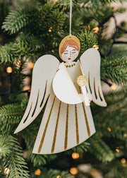 Bungalow Angel Paper Decorations Set in Off White