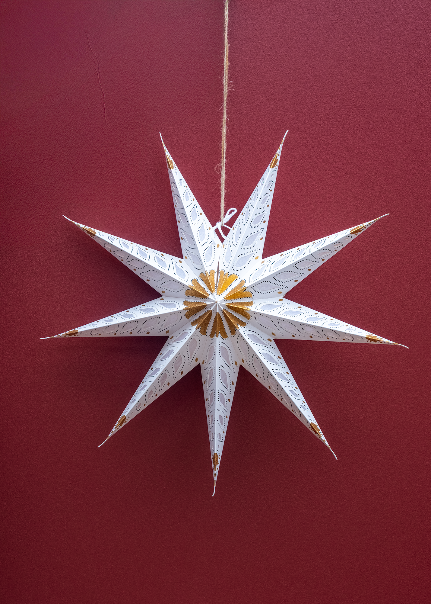Astral Gold Paper Star