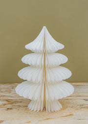 Bungalow Bramble Paper Tree Decoration in Cream, 30cm