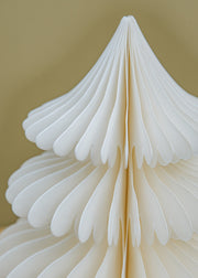 Bungalow Bramble Paper Tree Decoration in Cream, 30cm