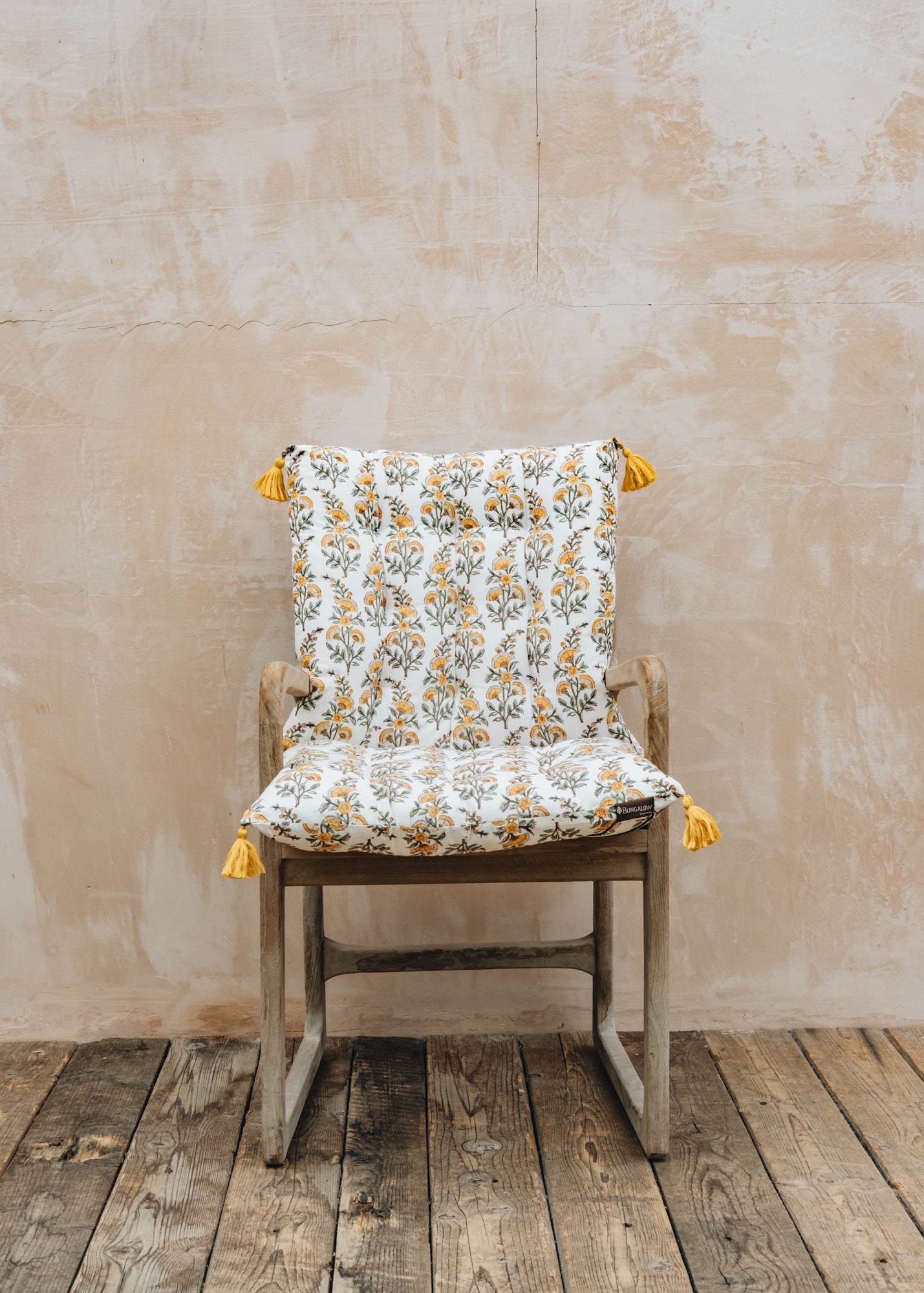 Bungalow Calla Honey Backed Seat Cushion, 50x100cm