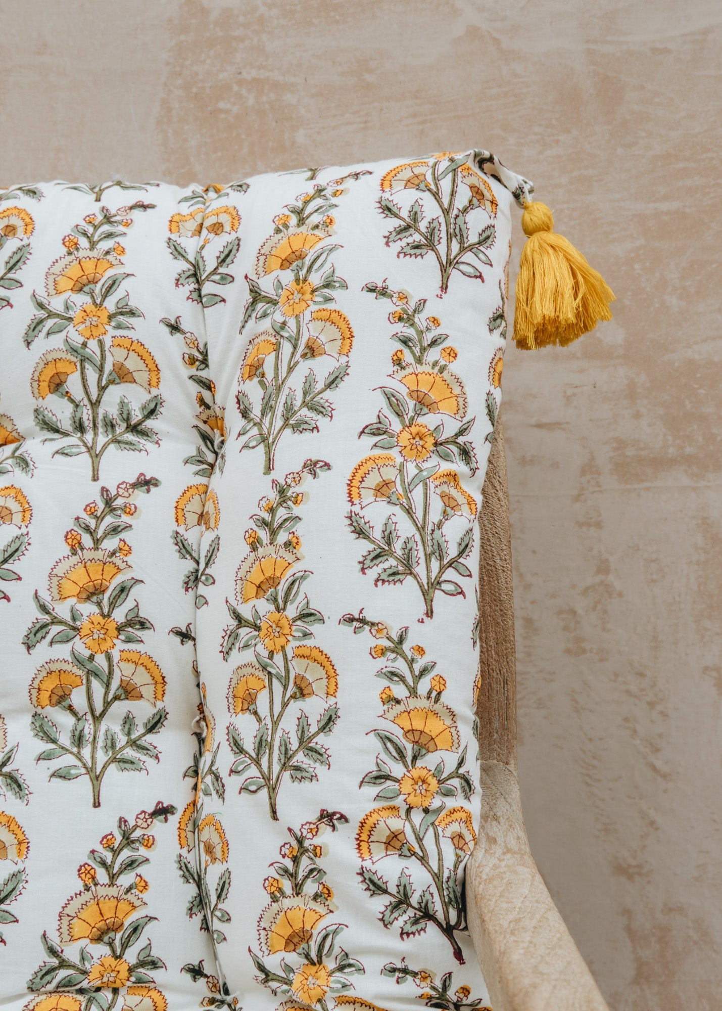 Bungalow Calla Honey Backed Seat Cushion, 50x100cm