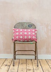Bungalow Chameli Raspberry Cushion