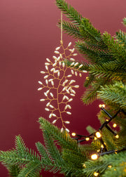 Gia Beaded Leaf in Pearl