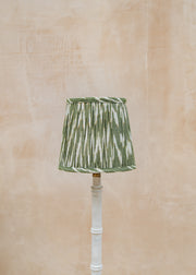 Bungalow Sage Ikat Lampshade, 18cm