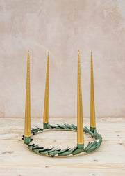 Books Leaf Advent Candle Holder in Ming, 30cm