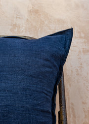 Bungalow Midnight Linen Cushion