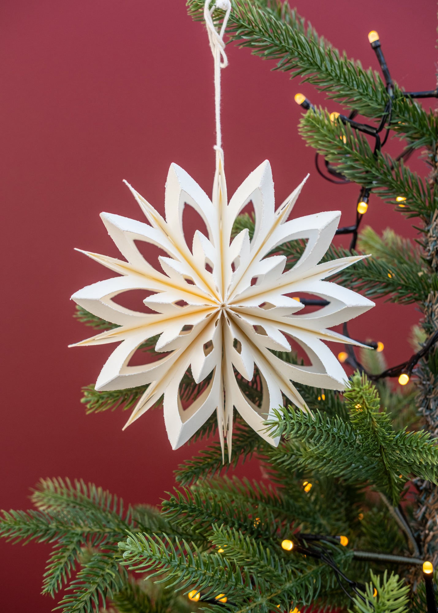 Lumi Glitter Paper Star