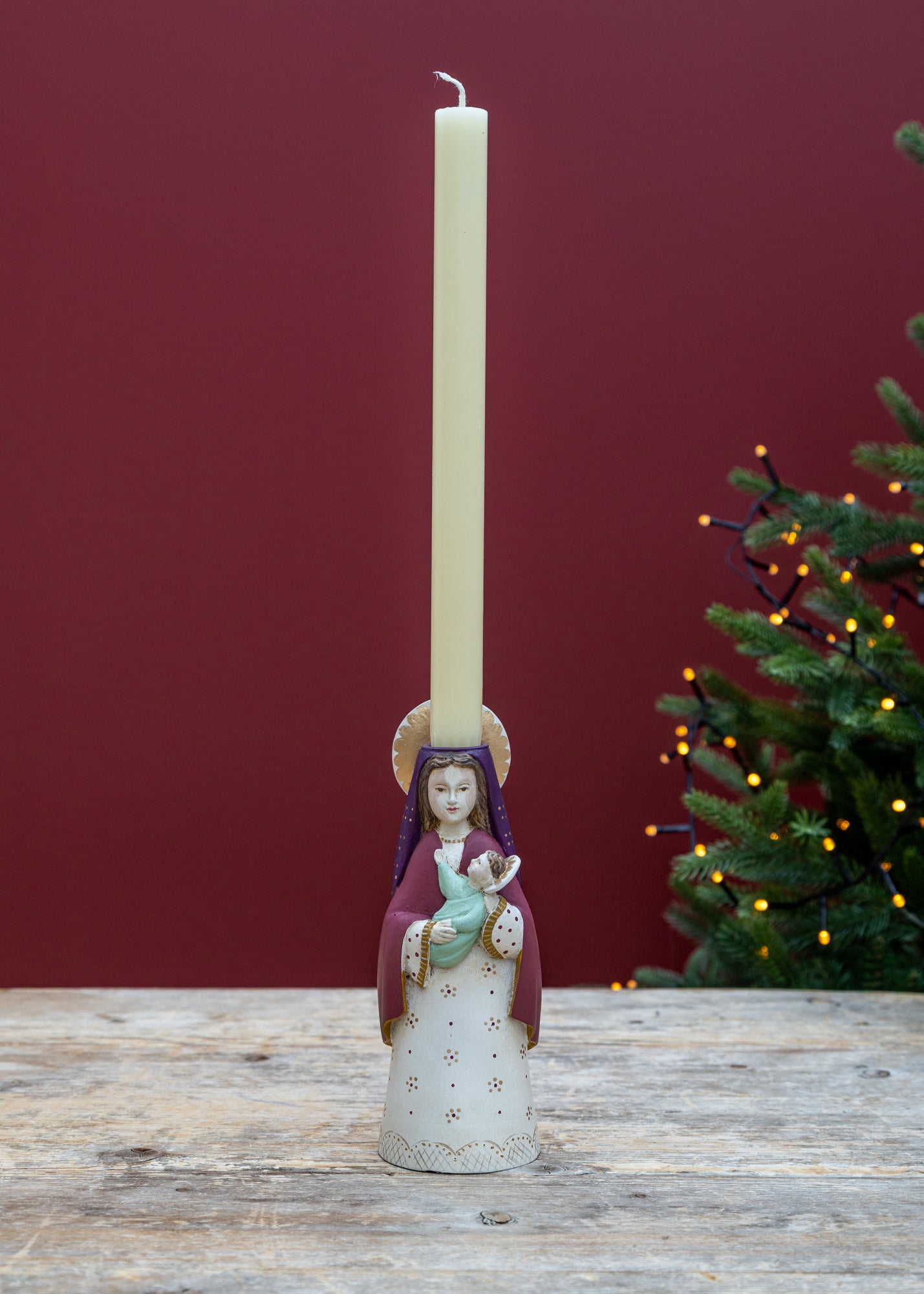 Bungalow Mary Candleholder in Ruby