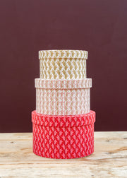 Naya Scarlet Round Gift Box Set