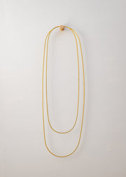 Bungalow Gold Oval Ring, 80cm