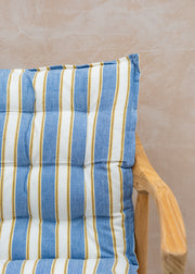 Bungalow Palermo Azur Backed Seat Cushion, 45x90cm