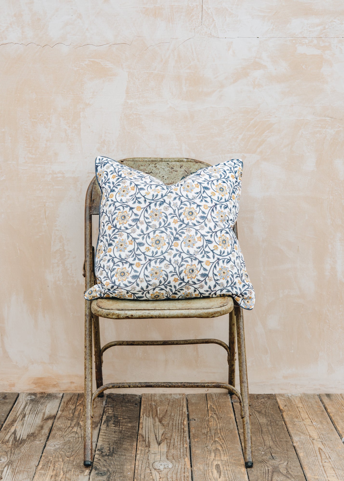 A World of Craft Roja Indigo Cushion