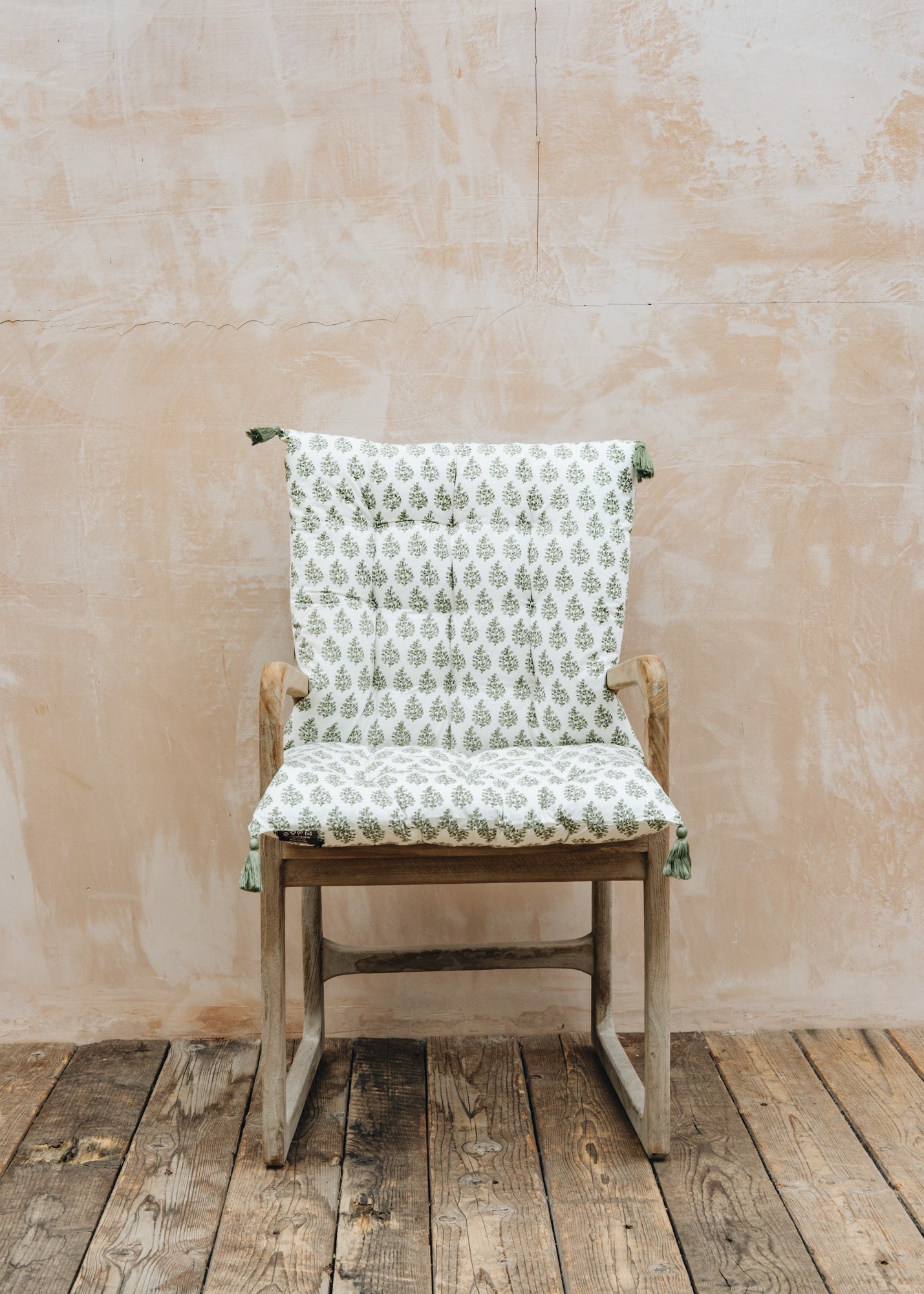Fine Little Day Samira Moss Backed Seat Cushion, 50x100cm