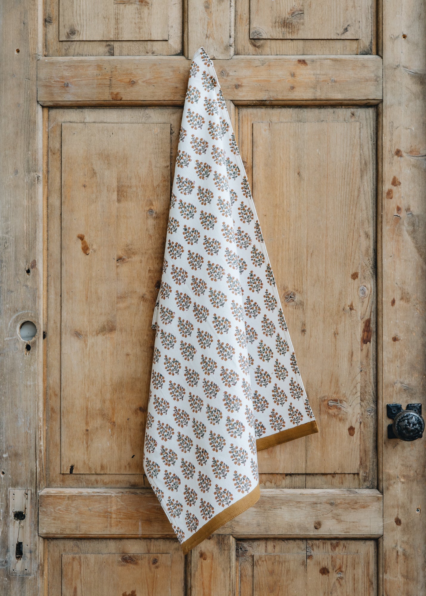 Samira Ochre Kitchen Towel