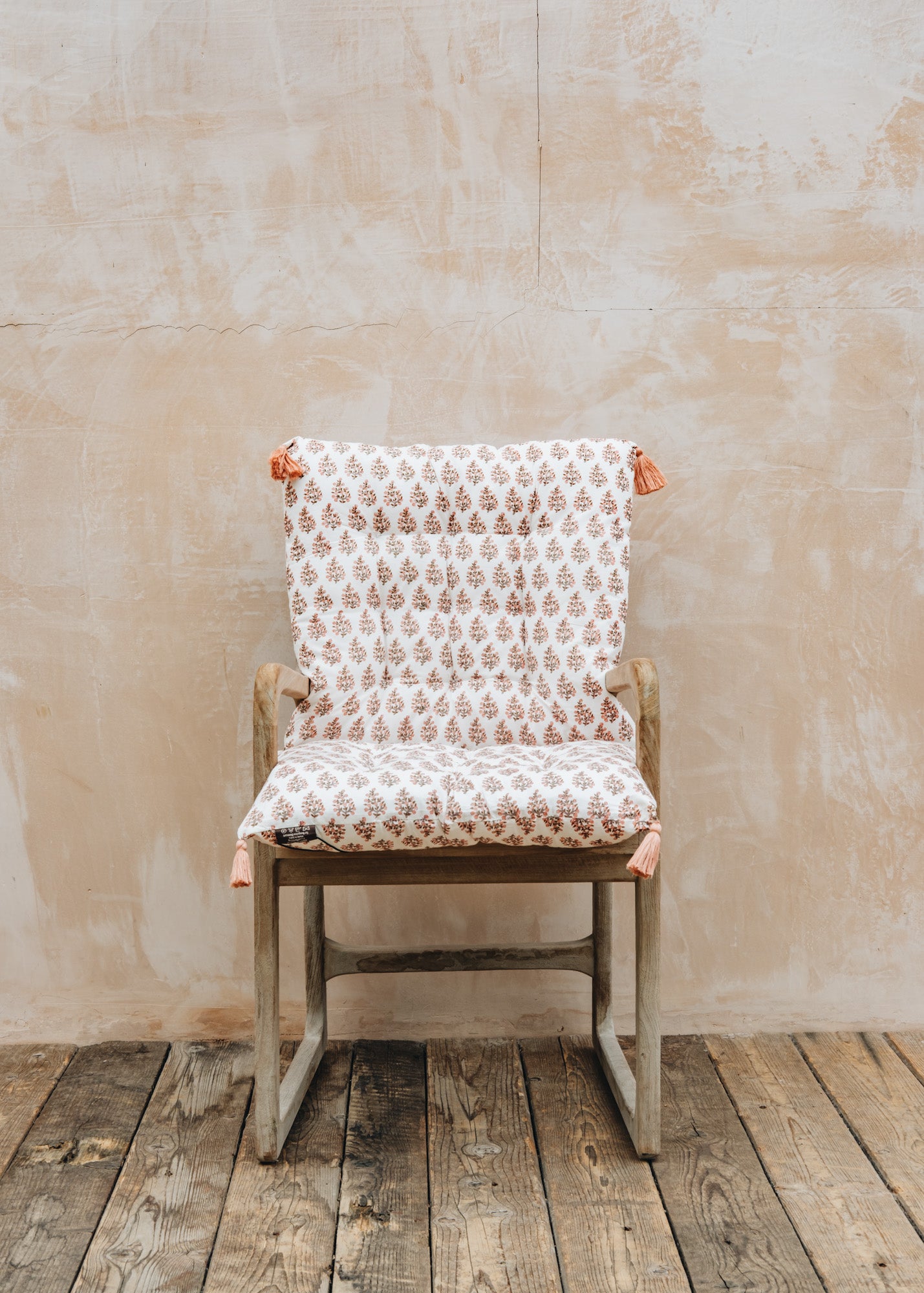 Bungalow Samira Sorbet Backed Seat Cushion, 50x100cm