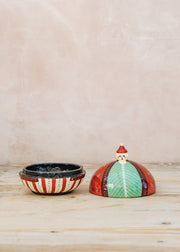 Bungalow Santa Decoration Box, 12.5cm