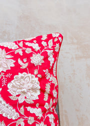 Bungalow Yamini Raspberry Cushion