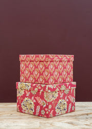 Yamini Ruby Cubic Gift Box Set