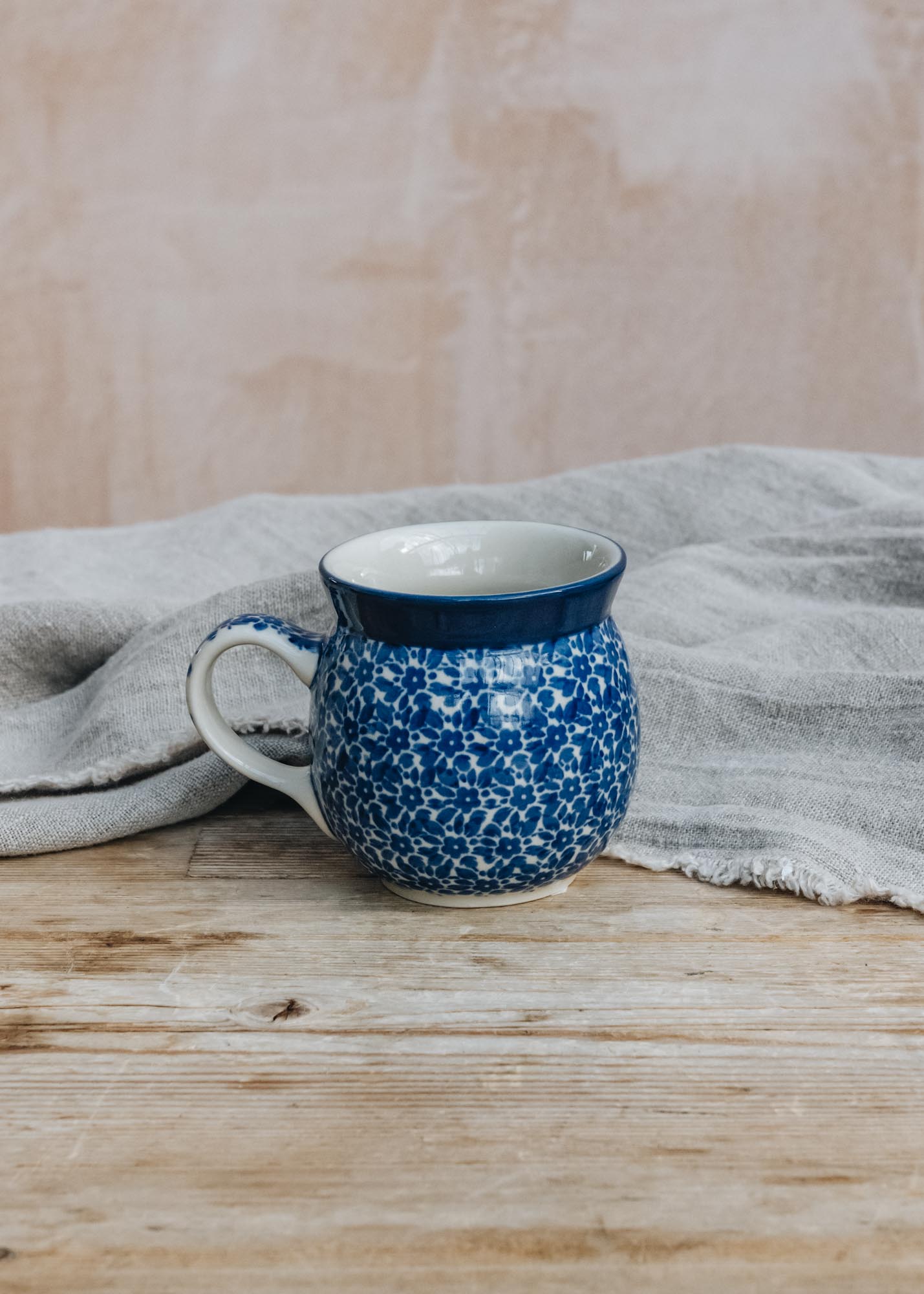 Bunzlau Castle Indigo Farmer Mug, 240ml