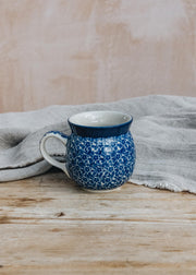 Bunzlau Castle Indigo Farmer Mug, 240ml