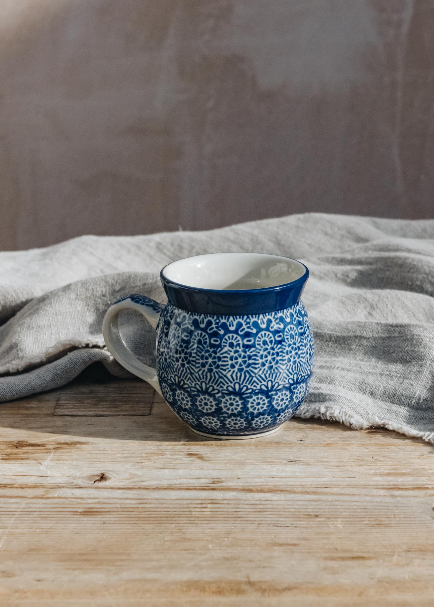 Bunzlau Castle Lace Farmer Mug, 240ml