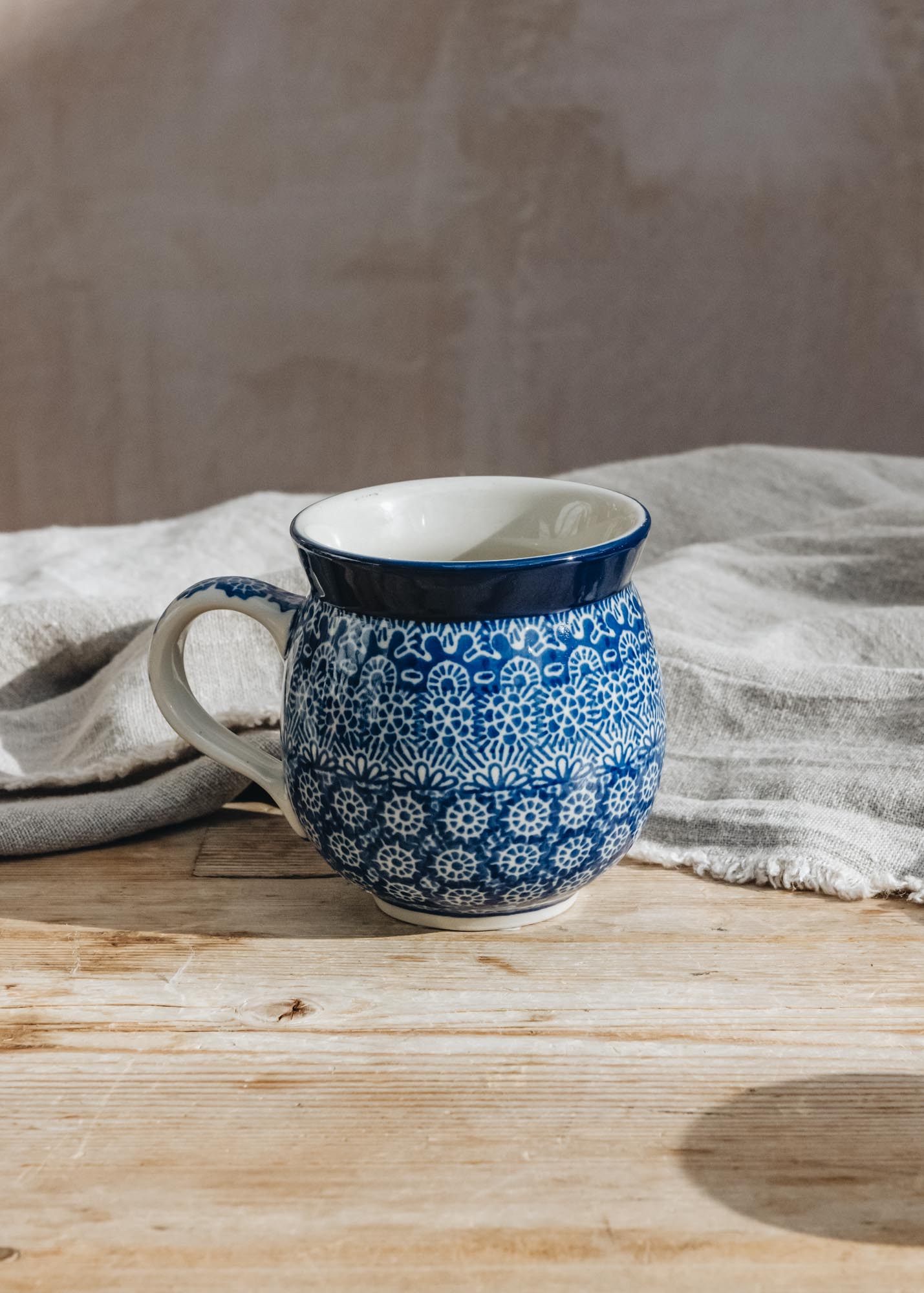 Bunzlau Castle  Lace Farmer Mug, 370ml