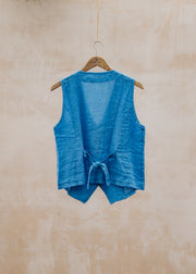 Burford Garden Co. Kitty Waistcoat in Blue