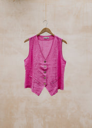 Kitty Waistcoat in Pink