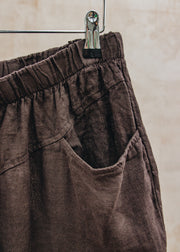 Burford Garden Co. Long Trousers in Chocolate Brown