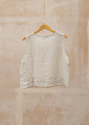 Burford Garden Co. Lucie Sleeveless Cami Top in Natural