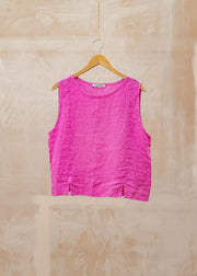 Lucie Sleeveless Cami Top in Pink