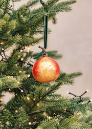 Glass Orange Decoration