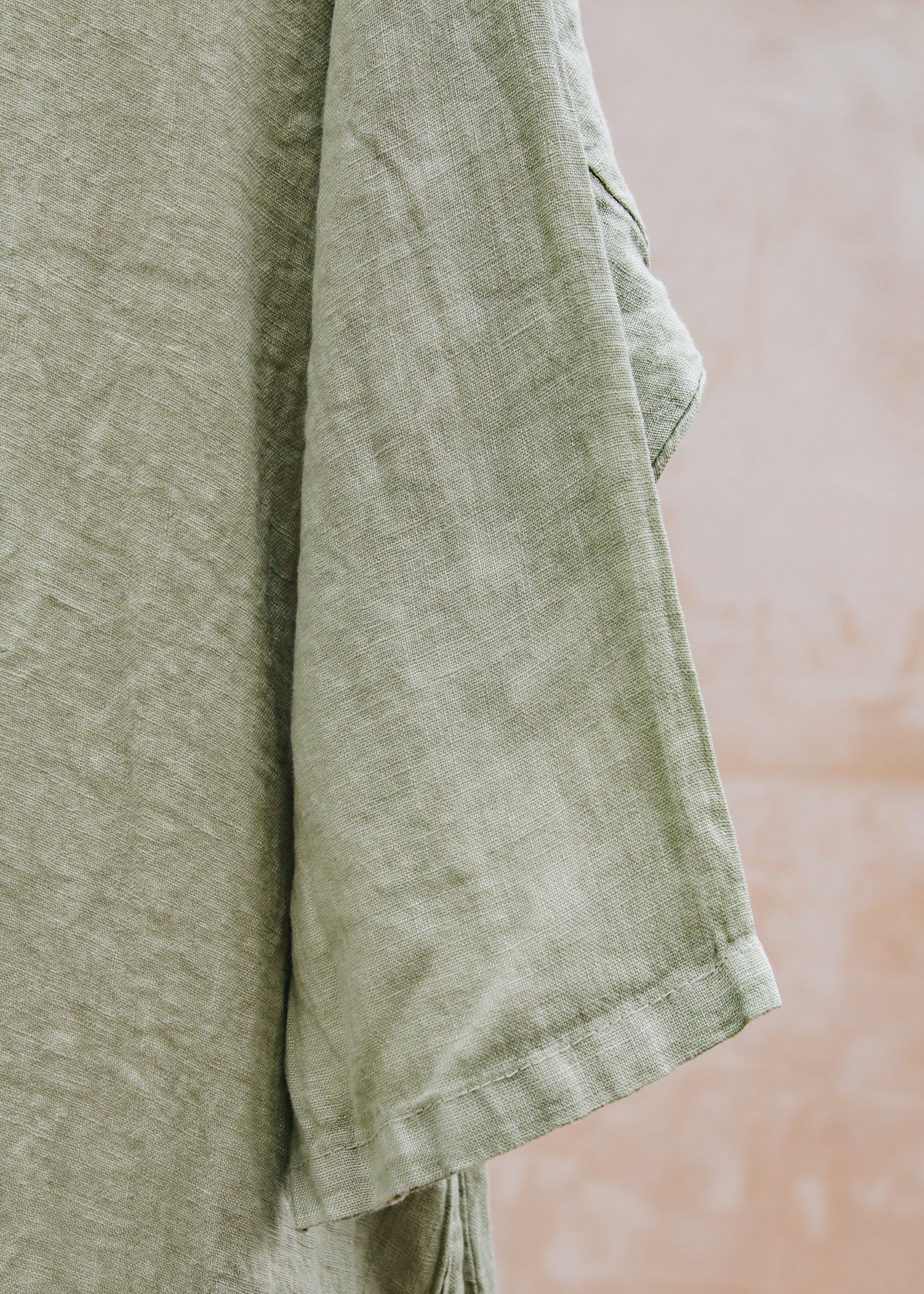 Burford Garden Co. Oversized Long Shirt Dress in Leek