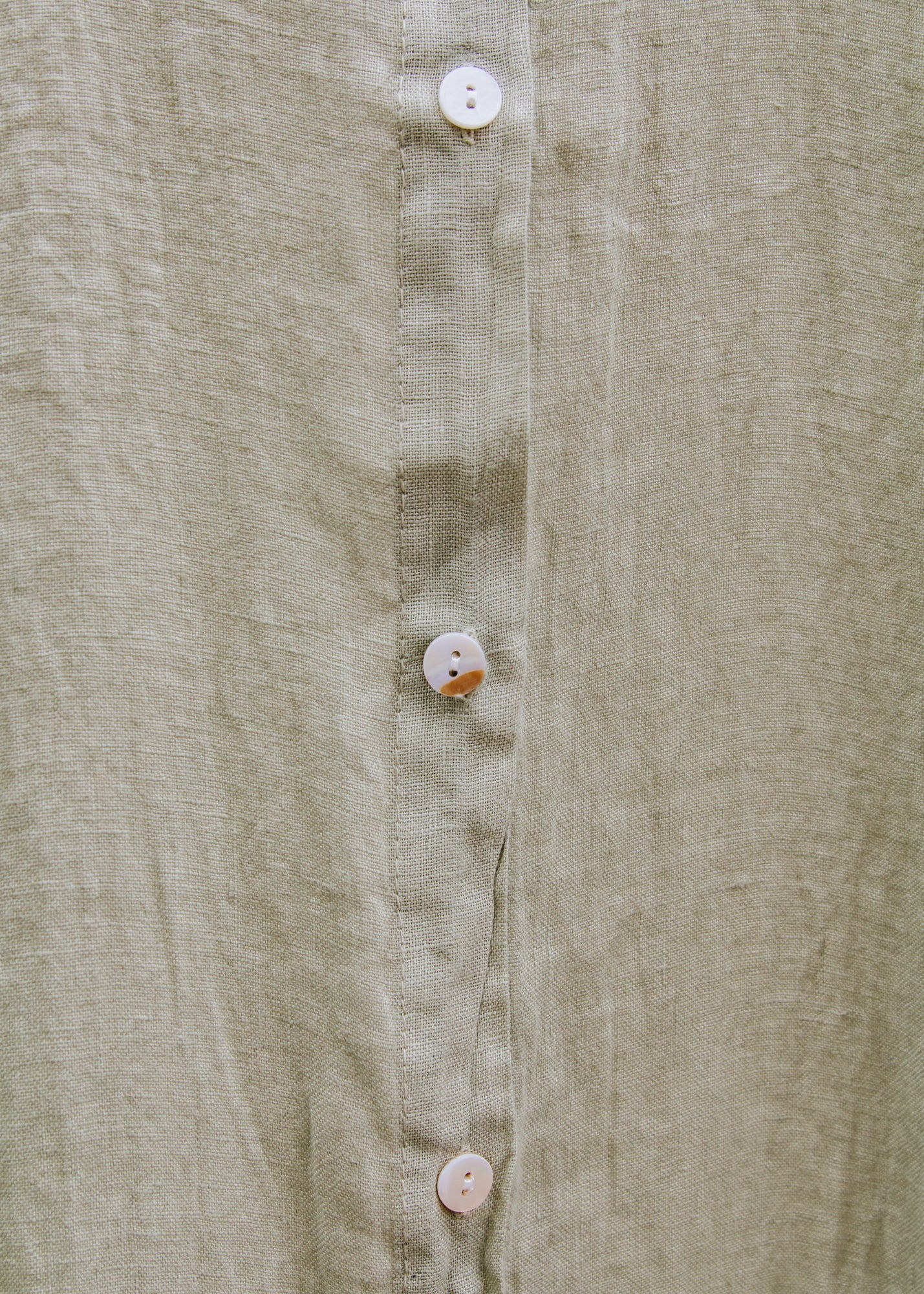 Burford Garden Co. Oversized Long Shirt Dress in Leek
