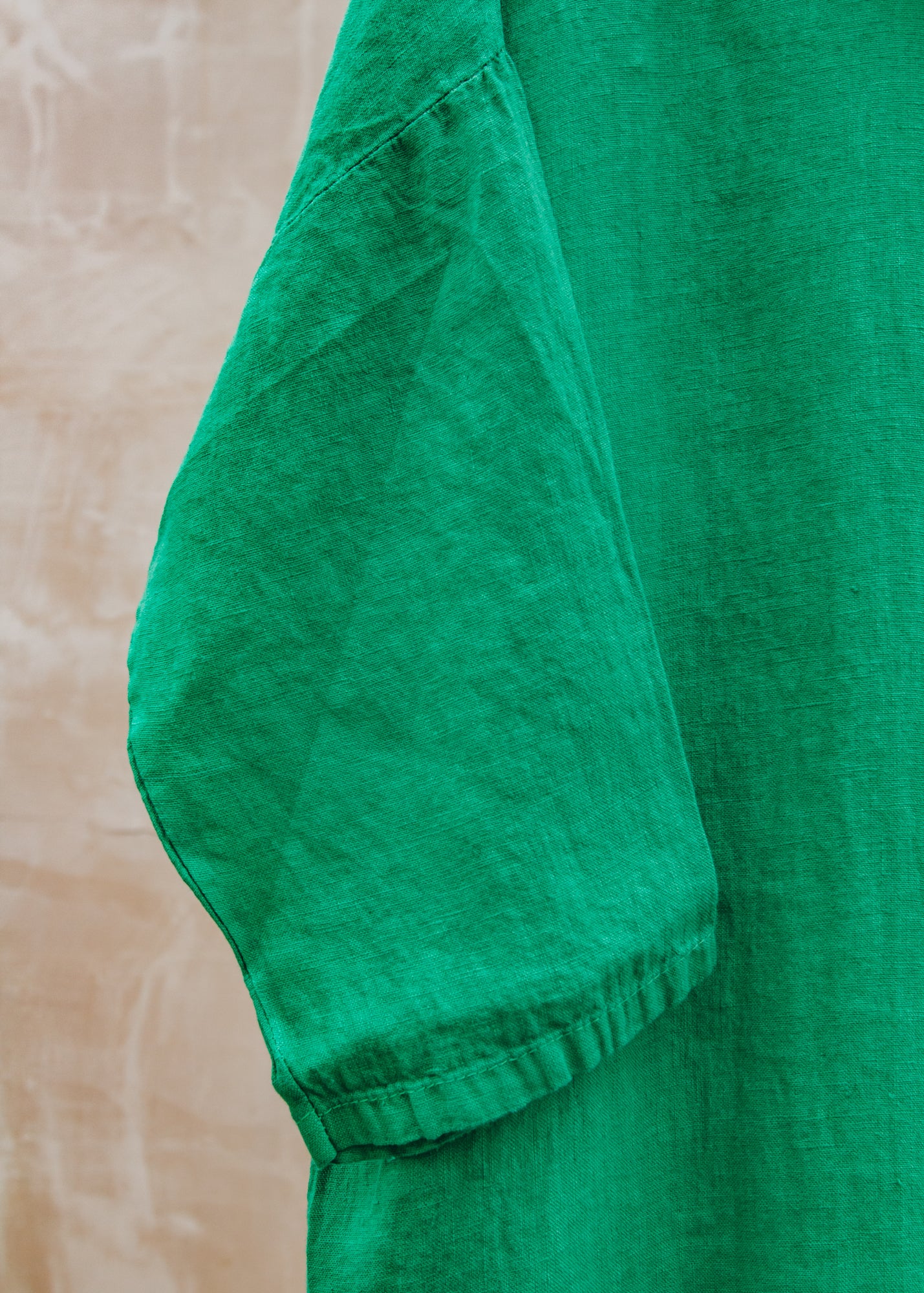 Burford Garden Co. Oversized Long Shirt Dress in Verde