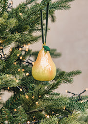 Glass Pear Decoration
