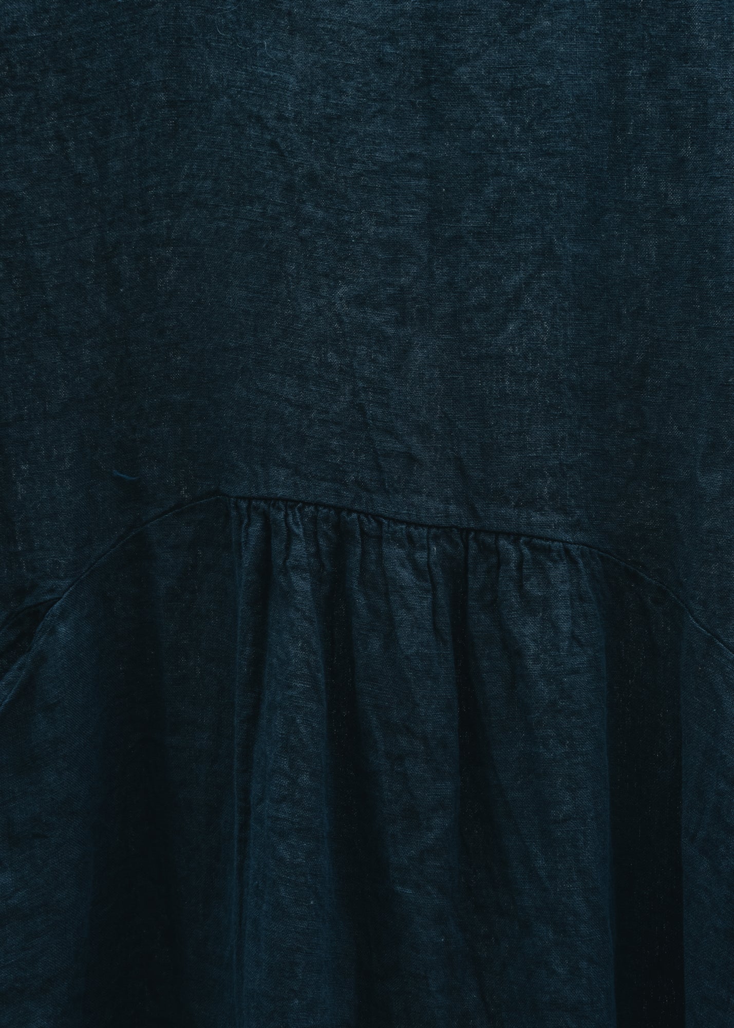 Burford Garden Co. Round Neck Dress with Pockets in Dark Navy