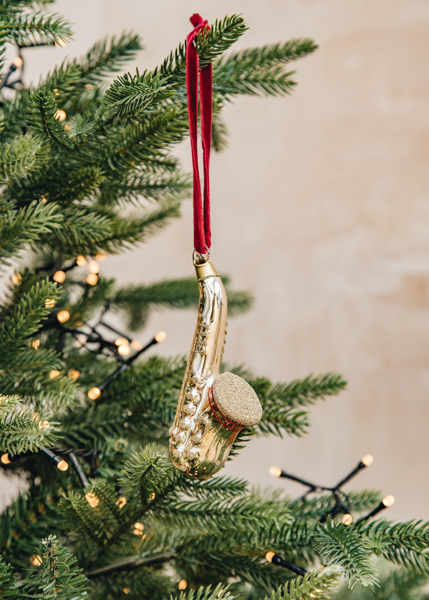 Glass Saxophone Decoration – Burford Garden Co.
