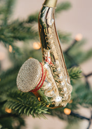 Burford Garden Co. Glass Saxophone Decoration